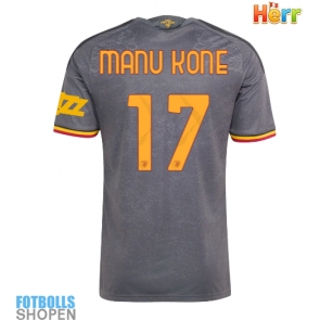 Billiga AS Roma Manu Kone #17 Tredjeställ 2026-27 Kortärmad